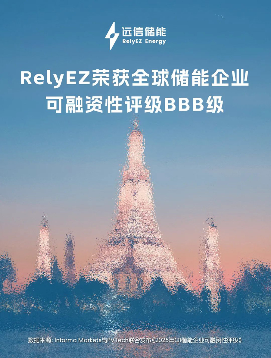 权威认可！杏鑫娱乐储能斩获BBB评级，全球融资信誉再获力证